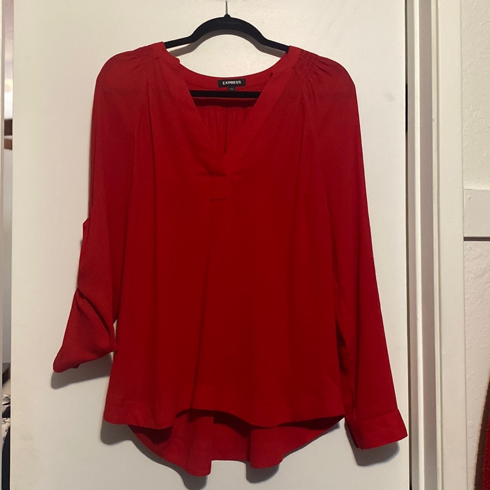 Red Express brand blouse